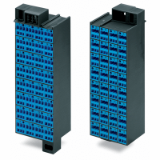 726-141 - Matrix patchboard, 32-pole, Marking 1-32, suitable for Ex i applications, Color of modules: blue, Module marking, side 1 and 2 vertical