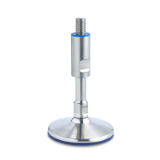 GN 20 Leveling Feet, Stainless Steel, without Mounting Holes, Hygienic Design