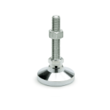 GN 343.2 Leveling Feet, Steel, with Threaded Stud