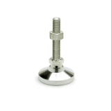 GN 343.6 Leveling Feet, Stainless Steel, with Threaded Stud