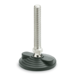 GN 345.5 Leveling Feet, Plastic / Stainless Steel