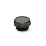 GN 745 Threaded Plugs, Plastic, with Flat Seal