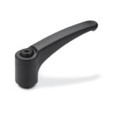 GN 604 - Adjustable hand levers, Plastic, bushing steel, with bore