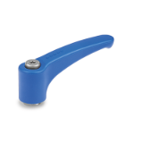 GN 604.1 - Adjustable hand levers, detectable, FDA-compliant plastic, bushing Stainless Steel