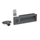 GN 731.5 - Latches with Gripping Tray, Operation with Socket Key, Form DK with triangular spindle