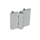 GN 237 - Hinges, Stainless Steel, Type C, 2x2 threaded bolts