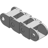Chain link - Openable along the inner radius from one side with film hinge