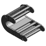 Series 280 - Crossbars every link - openable from both sides - for particularly demanding applications