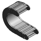 Series R780 - Energy Tubes fully enclosed - openable from both sides - completely enclosed for chipprotection