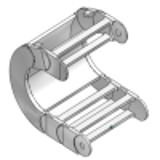 Series 4140 - Crossbars every 2nd link (crossbars removable along the inner and outer radius)