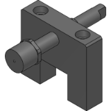 NLSEN-U - Stoppers for Linear Guideways - for use with Base - for Positioning with Fine Threaded Hole - with Stopper Bolt with Urethane