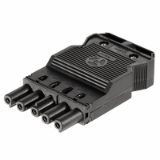 GST18i5S B1 ZR2 - Female connector with strain relief