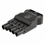 GST18i5S S1 ZR2 - Male connector with strain relief